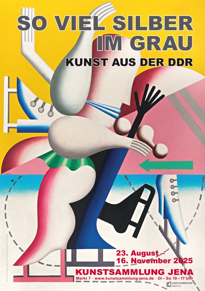 SO VIEL SILBER IM GRAU. Kunst aus der DDR. Plakat 2025