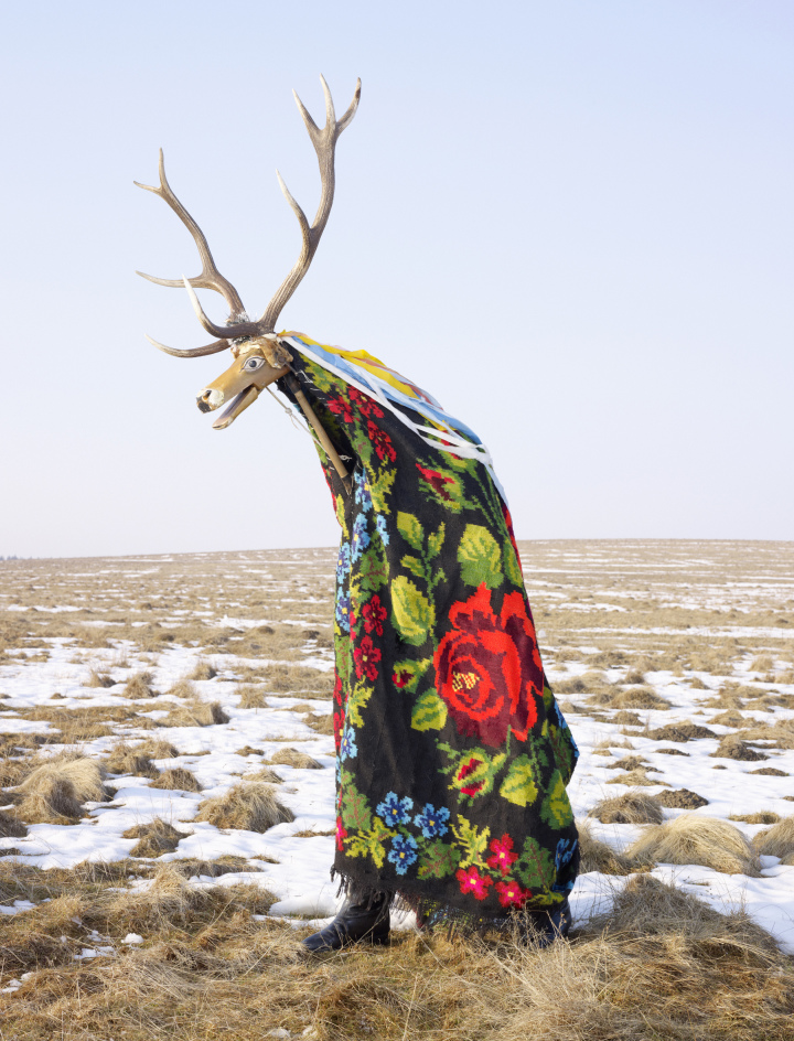 Charles Fréger: Wilder Mann, 2010-2011, Cerbul, Corlata (PRT) 145 x 110 cm
