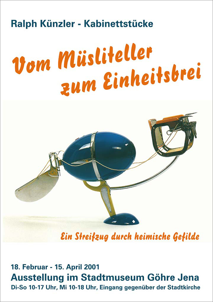 Ralph Künzler (Stuttgart). Vom Müsliteller zum Einheitsbrei. Ein Streifzug durch heimische Gefilde