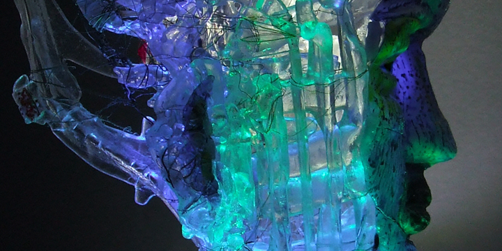 Großes Blaues, 2010, Glas, Privatsammlung Brasilien