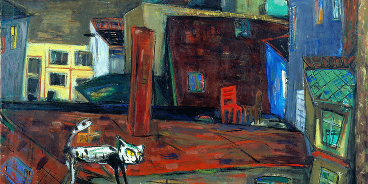 Gerd Wandrer, Stadtlandschaft, 1985