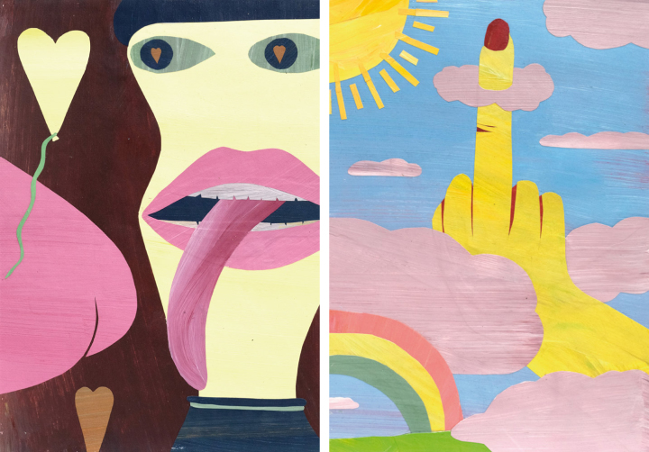 Sebastian Jung, Westliche Werte, Collage #7 und #13 ©Sebastian Jung